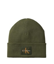 CALVIN KLEIN MONOLOGO PATCH FINE  Czapka tymianek - Włosy - 1