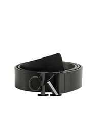 CALVIN KLEIN CK HARDWARE SEASONAL  Dwustronny pasek sk&oacute;rzany - Paski