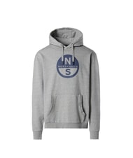 NORTH SAILS GRAPHIC Bluza z kapturem bawełniana średni szary melanż - Bluzy męskie - 1