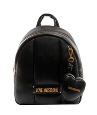 LOVE MOSCHINO PUFFY LOGO Plecak z saszetką w kształcie serca - Torby damskie