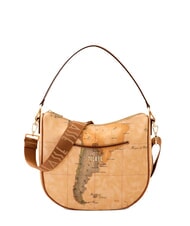 ALVIERO MARTINI PRIMA CLASSE GEO CLASSIC Torba na ramię w kształcie p&oacute;łksiężyca NATURALNY - Torby damskie - 1