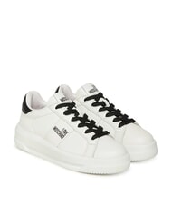 LOVE MOSCHINO ECLIPSE50 Sk&oacute;rzane trampki czarno/biały - Buty damskie - 1