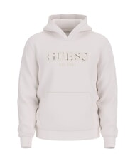 GUESS BASIC Bluza z kapturem s&oacute;l biała - Bluzy męskie - 1