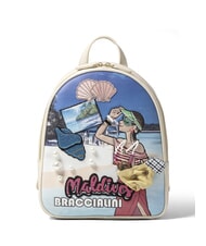 BRACCIALINI CARTOLINE MALDIVES Plecak okrągły - Torby damskie
