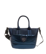 BLAUER PADDED NYLON Średniej wielkości torba z paskiem na ramię GRANATOWY - Torby damskie - 1