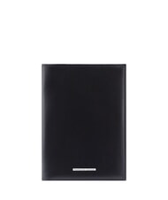 PORSCHE DESIGN P|D Sk&oacute;rzany uchwyt na paszport Czarny - Portfele męskie - 1