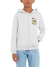 TOMMY HILFIGER TH KIDS Bluza z kapturem zapinana na zamek - Bluzy dziecięce