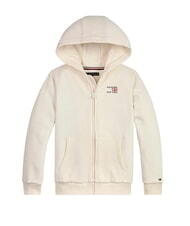 TOMMY HILFIGER TH KIDS Bluza z kapturem zapinana na zamek - Bluzy dziecięce
