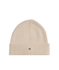 TOMMY HILFIGER TH FLAG Czapka bawełniana z mankietem - Włosy