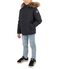 COLMAR RECALL KIDS Kurtka pikowana z kapturem czarny kolec - Kurtki dziecięce - 1