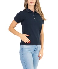COLMAR MONDAY Koszulka polo damska z błyszczącymi detalami, dopasowany kr&oacute;j - Polo damskie
