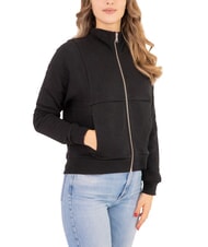 COLMAR CONNECTIVE Bluza z wysokim kołnierzem i zamkiem błyskawicznym czarny - Bluzy damskie - 1