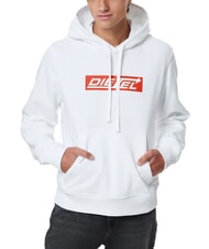 DIESEL S-GINN Bluza z kapturem biały - Bluzy męskie - 1