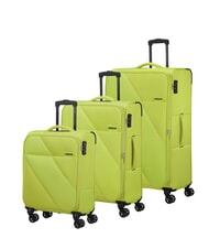 AMERICAN TOURISTER SUN BREAK Zestaw 3 w&oacute;zk&oacute;w: kabinowy+średni, duży exp - Zestaw w&oacute;zk&oacute;w