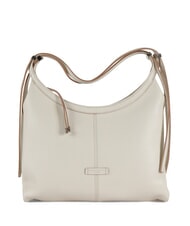 GIANNI CHIARINI NORMA Sk&oacute;rzana torba typu hobo na ramię MARMUR - Torby damskie - 1