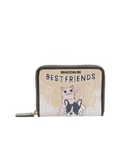 BRACCIALINI ALLROUND BEST FRIENDS Kompaktowy portfel zapinany na zamek - Portfele damskie