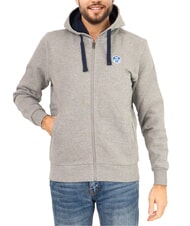NORTH SAILS PATCH Bluza z kapturem zapinana na zamek średni szary melanż - Bluzy męskie - 1