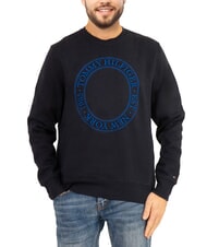 TOMMY HILFIGER TH Męska bluza z okrągłym dekoltem i logo - Bluzy męskie