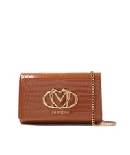LOVE MOSCHINO CROCO Torba na ramię wielbłąd2 - Torby damskie - 1
