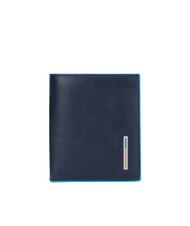 PIQUADRO BLUE SQUARE Pionowy portfel sk&oacute;rzany - Portfele męskie
