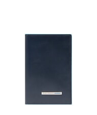 PIQUADRO BLUE SQUARE Pionowy portfel sk&oacute;rzany niebieski - Portfele męskie - 1