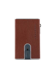 PIQUADRO BLACK SQUARE System przesuwny uchwytu na karty SK&Oacute;RA - Portfele męskie - 1