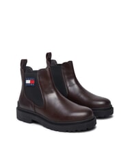 TOMMY HILFIGER TOMMY JEANS CHELSEA LEATHER  Sk&oacute;rzane botki - Buty męskie
