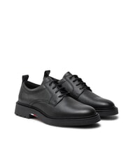TOMMY HILFIGER HILFIGER COMFORT Sk&oacute;rzane buty typu derby ze sznurowaniem - Buty męskie