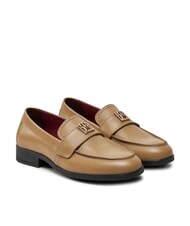 TOMMY HILFIGER THE LEATHER CLASSIC Mokasyny damskie sk&oacute;rzane - Buty damskie