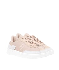 TOMMY HILFIGER HERITAGE COURT Sk&oacute;rzane trampki  r&oacute;żowy - Buty damskie - 1