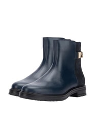 TOMMY HILFIGER TH Niskie botki zamszowe i sk&oacute;rzane niebieski - Buty damskie - 1