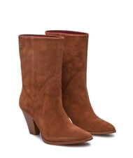 TOMMY HILFIGER MID COWBOY Zamszowe buty teksańskie - Buty damskie
