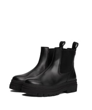 TOMMY HILFIGER TH Sk&oacute;rzane botki w stylu Chelsea czarny - Buty damskie - 1