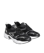 CALVIN KLEIN CK JEANS Retro Tennis Sk&oacute;rzane trampki - Buty męskie