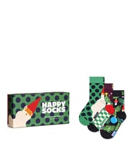 HAPPY SOCKS KIDS PRESENTS UNDER THE TREE Pudełko prezentowe 3 pary skarpetek - Skarpetki unisex