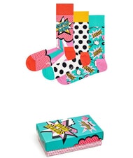 HAPPY SOCKS MOTHER'S DAY Zestaw prezentowy 3 pary skarpetek - Skarpetki damskie