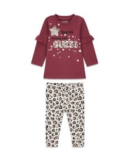 GUESS KIDS MINI ME Zestaw składający się z koszulki z długim rękawem i leggins&oacute;w - Pajacyki i ubranka dla niemowląt