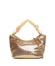 GUESS GIRLS SEQUINS Mini torebka z cekinami jasnozłoty - Torby damskie - 1