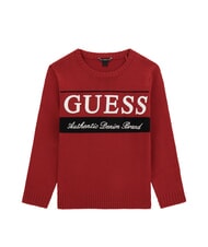GUESS KIDS Sweter dziecięcy z okrągłym dekoltem - Swetry dziecięce