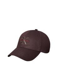 CALVIN KLEIN CKJ MONO LOGO Czapka baseballowa bawełniana - Włosy