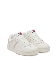 TOMMY HILFIGER THE GREENWICH Sk&oacute;rzane trampki kość słoniowa - Buty damskie - 1