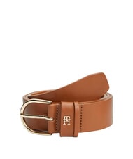 TOMMY HILFIGER ESSENTIAL EFFORTLESS Pasek sk&oacute;rzany wyprodukowany we Włoszech - Paski
