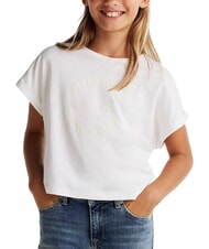 TOMMY HILFIGER KIDS BIMBA Koszulka z kr&oacute;tkim rękawem i wytłoczonym logo - Koszulka dziecięca