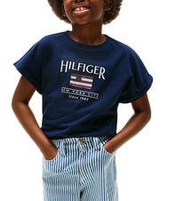 TOMMY HILFIGER KIDS BIMBA Luźny kr&oacute;j, koszulka z kr&oacute;tkim rękawem - Koszulka dziecięca