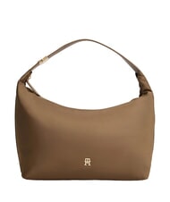 TOMMY HILFIGER TH GO Torba na ramię Nordycki szarobrązowy - Torby damskie - 1