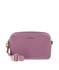 MANDARINA DUCK MELLOW LEATHER Sk&oacute;rzana torba na ramię r&oacute;ża liliowa - Torby damskie - 1