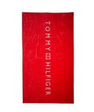 TOMMY HILFIGER TH MAXI LOGO Ręcznik plażowy z frotte bawełnianej - Akcesoria podr&oacute;żne