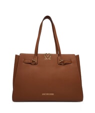 LOVE MOSCHINO SOFT SCULPT Torba na zakupy na ramię SK&Oacute;RA - Torby damskie - 1