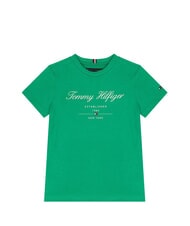 TOMMY HILFIGER TH KIDS Koszulka dziecięca z kr&oacute;tkim rękawem i nadrukiem - Koszulka dziecięca