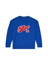 TOMMY HILFIGER TH KIDS Bawełniany sweter z okrągłym dekoltem - Swetry dziecięce